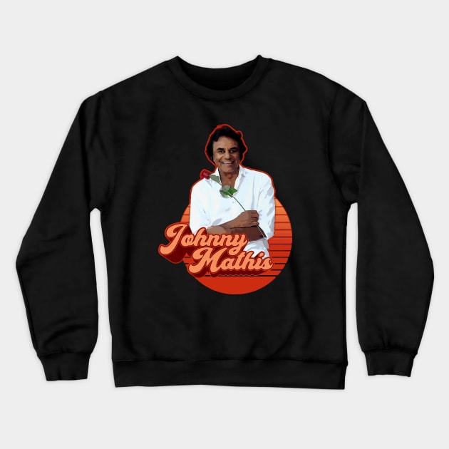 Johnny Mathis Crewneck Sweatshirt by Aloenalone